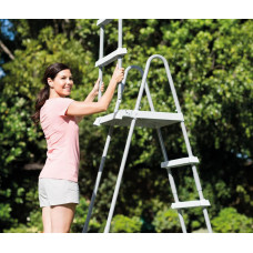 Лестница для бассейна 2-секционная, со съемными ступенями, h=132см ,28077 INTEX