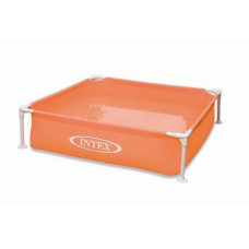Детский каркасный бассейн Intex 57171 Оранжевый (122x122x30 см.)