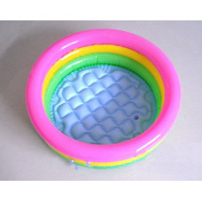 Детский надувной бассейн "Радуга" Intex 58924 (86х25 см) надувное дно