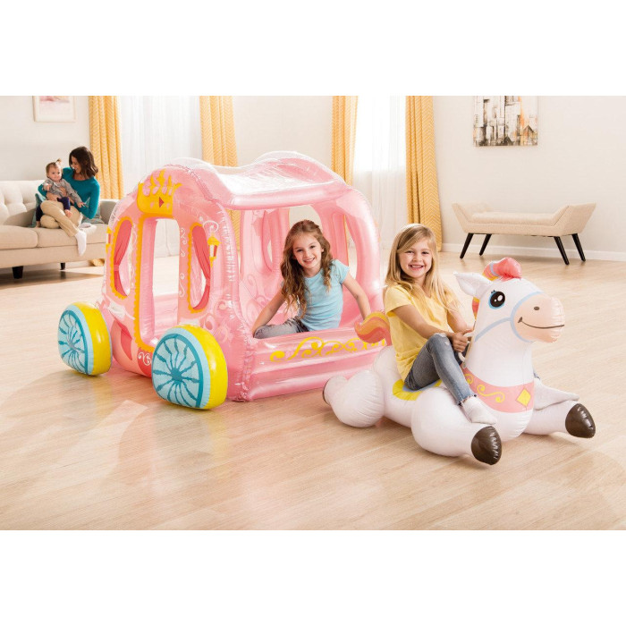 Надувной игровой центр Intex 56514 «Карета принцессы» Надувной игровой центр Intex 56514 «Карета принцессы»