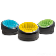 Надувное кресло Intex 66582 (112 х 109 х 69 см) (Зеленое)