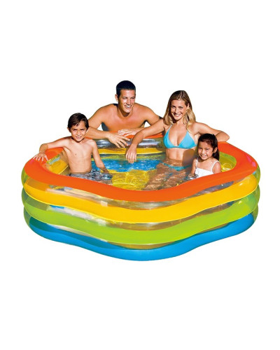 Детский надувной бассейн "Морская звезда" Intex 56495C 185х180х53 см