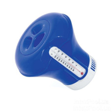 Поплавок-дозатор химии для бассейнов с термометром Bestway 58209B Синий