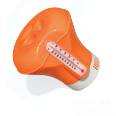 Поплавок-дозатор химии для бассейнов с термометром Bestway 58209O Оранжевый