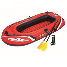 Двухместная надувная лодка Bestway 61102 (232 х 115 см) (с веслами и насосом)