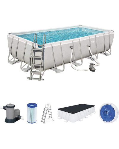 Каркасний басейн Bestway 56465 (549х274х122 см) (5 678 л/год, дозатор, драбина, тент)