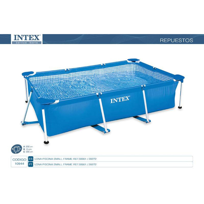 Чаша бассейна SMALL FRAME,Rectangular frame POOL 300х200х75 см. Intex 10944 Чаша бассейна SMALL FRAME,Rectangular frame POOL 300х200х75 см. Intex 10944