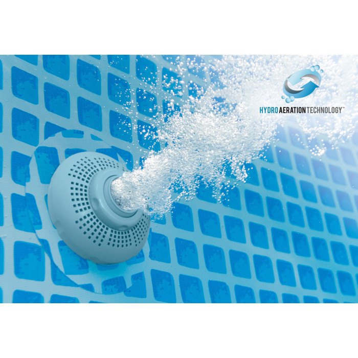 Intex 26756 - каркасний басейн (610х132 см) (5678 л/год, драбина, тент, підстилка) Intex 26756 - каркасний басейн (610х132 см) (5678 л/год, драбина, тент, підстилка)