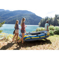 Надувная лодка Intex 68370 Challenger 3 Set (295х137х43 см) насос 1.7 л, весла 2 шт