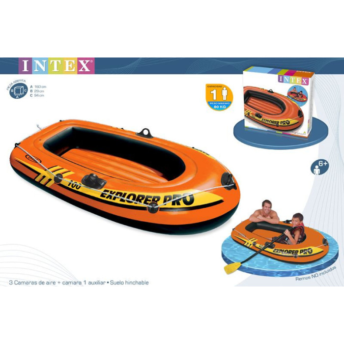 Надувная лодка Intex 58355 Explorer Pro 100 Надувная лодка Intex 58355 Explorer Pro 100