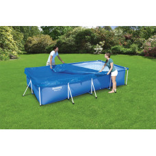 Тент для каркасного прямоугольно бассейна, Bestway 58107 (400х211 см)