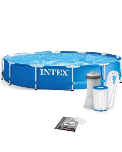 Каркасний басейн Intex 28212 (366x76 см) (Картріджний фільтр-насос 2006 л/год)