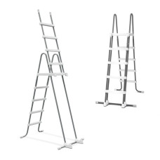 Лестница для бассейна 2-секционная, со съемными ступенями, h=132см ,28077 INTEX
