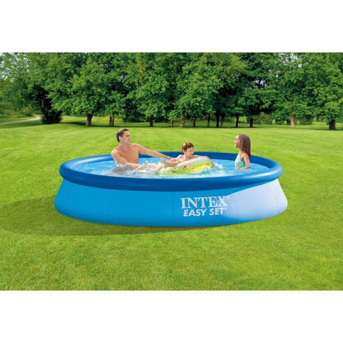 Надувний басейн Intex 26168 (457х122 см) (Картриджний фільтр насос 3785 л/год, драбина, тент, підстилка) Надувний басейн Intex 26168 (457х122 см) (Картриджний фільтр насос 3785 л/год, драбина, тент, підстилка)