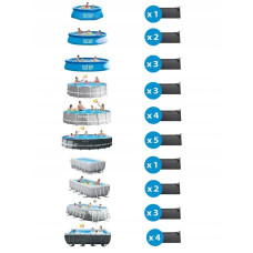 Коврик-нагреватель воды от солнца INTEX 28685 Solar Heating Mat