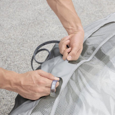 Надувной джакузи - СПА Bestway 60013 (Paris)(196 х 66 см) (6 мест: 1325 л/ч, аэро, подсветка, тент )