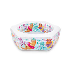 Детский надувной бассейн Intex 56493 (191х178х61 см) с надувным дном