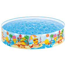 Детский каркасный бассейн Intex 58477 «Утинный риф» (122х25 см)