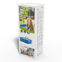 Прямокутний каркасний басейн Intex 28270 (220х150х60 см)
