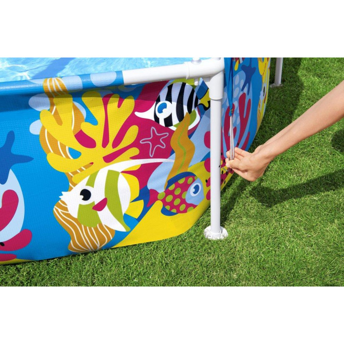 Каркасний басейн Bestway 5618T (183x51 см) душ, навіс Каркасний басейн Bestway 5618T (183x51 см) душ, навіс