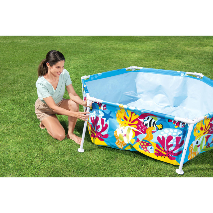 Каркасний басейн Bestway 5618T (183x51 см) душ, навіс Каркасний басейн Bestway 5618T (183x51 см) душ, навіс