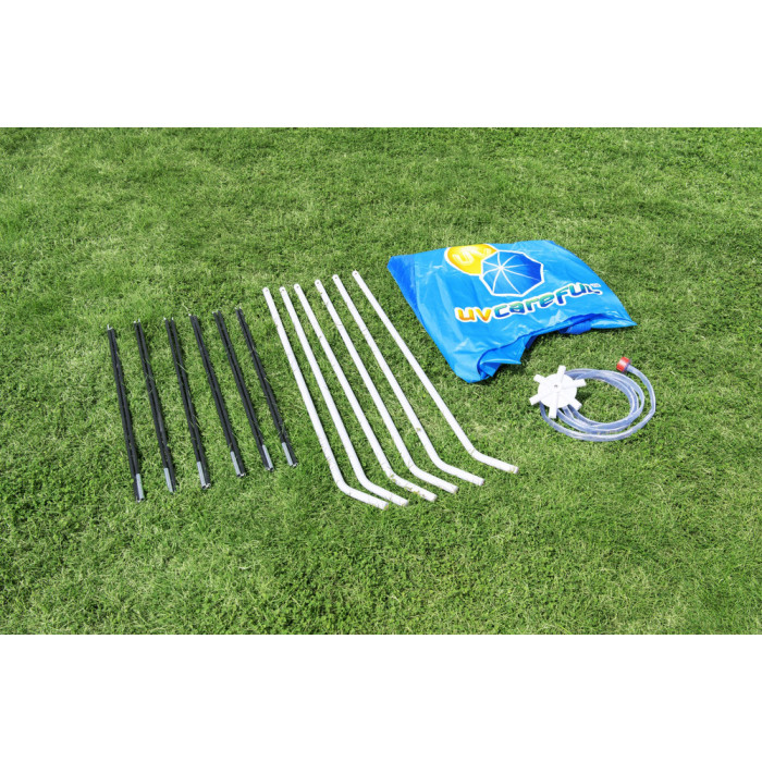 Каркасний басейн Bestway 5618T (183x51 см) душ, навіс Каркасний басейн Bestway 5618T (183x51 см) душ, навіс