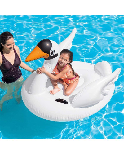 Плотик надувной Intex 57557 "Лебедь" (130х102х99 см)