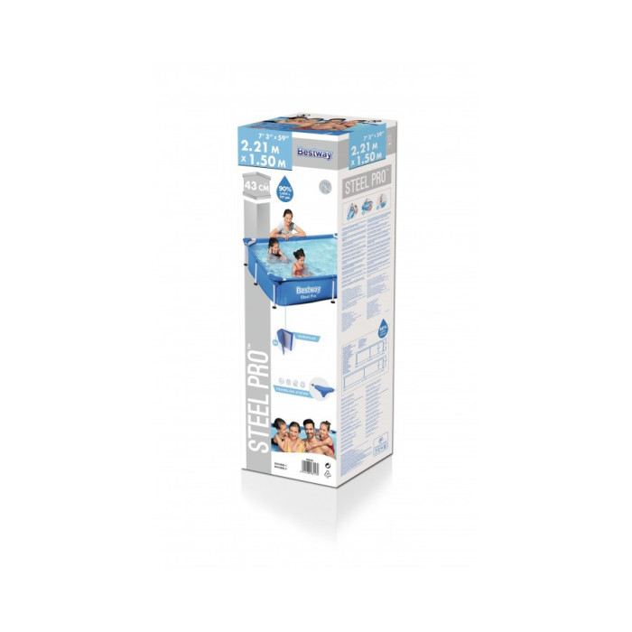 Каркасний басейн Bestway 56401 (221х150х43 см) Каркасний басейн Bestway 56401 (221х150х43 см)