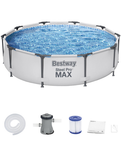 Каркасний басейн Bestway 56408 (305х76 см) (Картріджний фільтр-насос 1249 л/год)