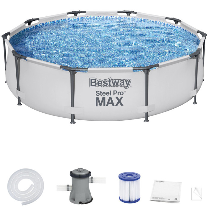 Каркасний басейн Bestway 56408 (305х76 см) (Картріджний фільтр-насос 1249 л/год) Каркасний басейн Bestway 56408 (305х76 см) (Картріджний фільтр-насос 1249 л/год)