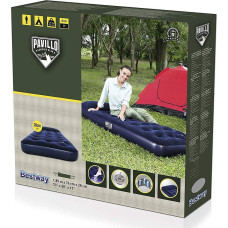 Надувной матрас Bestway 67223 односпальный (185x76x22/28 см) встроенный ножной насос