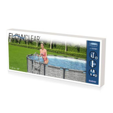 Лестница Bestway 58336 для бассейнов (122 см, 4 ступеньки, без площадки)