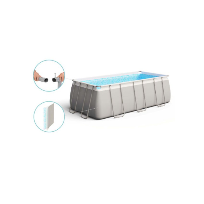 Каркасний басейн Bestway 56998 (549х274х122 см) (5678 л/год, дозатор, драбина, тент) Каркасний басейн Bestway 56998 (549х274х122 см) (5678 л/год, дозатор, драбина, тент)