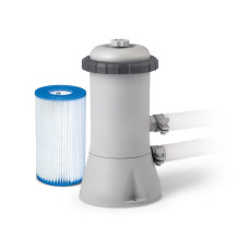 Каркасний басейн Intex 26720 (427х107 см) (Картриджний фільтр 3785 л/год, драбина, тент, підстилка)