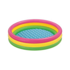 Детский надувной бассейн "Цвета заката" Intex 57422 (147х33 см) надувное дно