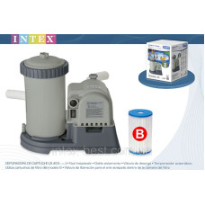 Насос-фильтр водный для бассейна Intex 28634 Производительность — 9460 л/ч.