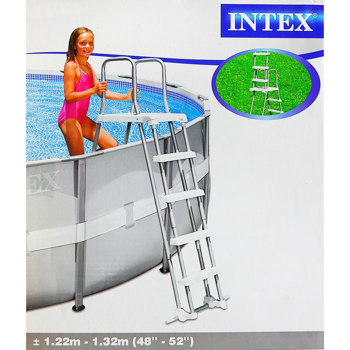 Лестница для бассейна Intex 28074 (122-132 см.) Лестница для бассейна Intex 28074 (122-132 см.)