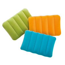 Intex 68676G (Зелёная) Надувная подушка 3 вида