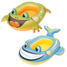 Детская надувная лодка Bestway 34085 (107х98 см) желто-голубой