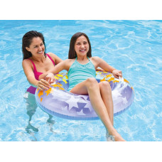 Надувной круг Intex 59256B (Голубой)