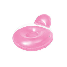Надувное кресло для отдыха Intex 58889 (137х122 см) Розовое