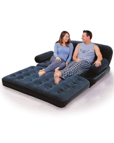 BestWay 67356 «Comfort Quest» Надувной диван-трансформер 5в1 (193x152x64) + насос 220V. Велюр!!!