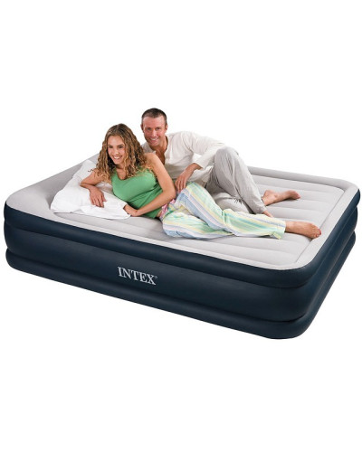 Надувные кровати  Intex 67738 (152 х 203 х 43 см.) с встроенным насосом