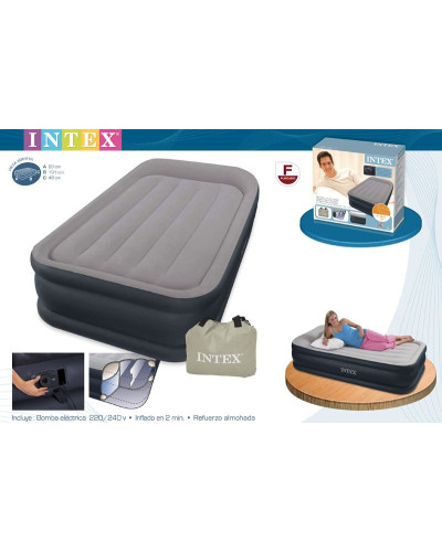 Надувнае кровати Intex 67732 ( 191 х 99 х 43 см.) с втроенным насосом