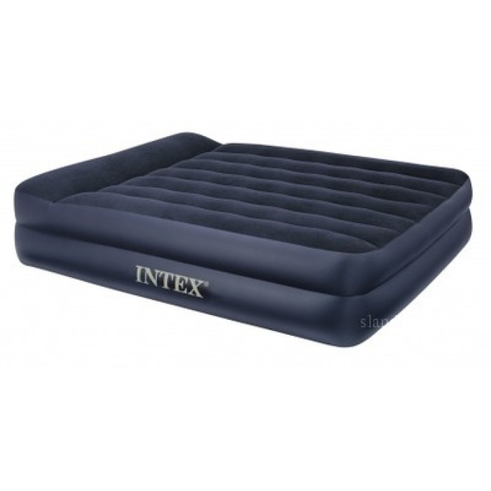 Intex 66720 - надувная кровать pillow rest raised bed 203x152x47см Intex 66720 - надувная кровать pillow rest raised bed 203x152x47см