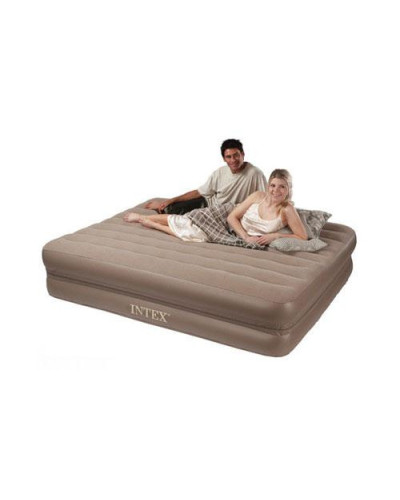 Двуспальная надувная кровать Intex 66754 (2-in-1 Bed) (152х203х23 см.)