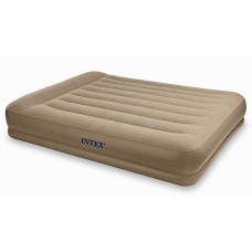 Intex 67748 Двоспальне надувне ліжко Pillow Rest Mid-Rise Bed 203х152х38см