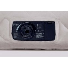Intex 67748 Двоспальне надувне ліжко Pillow Rest Mid-Rise Bed 203х152х38см