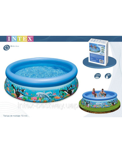 Надувний басейн «Ocean reef easy set pool» Intex 28124 (54900) (305х76см)