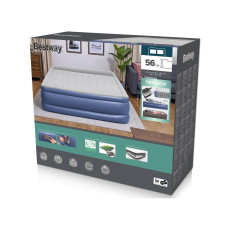 Надувне ліжко Bestway 67692 (193x203x56/51 см) з вбудованим електронасосом